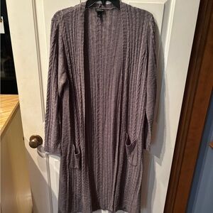 Gray Women's Sweater Cardigan from Torrid